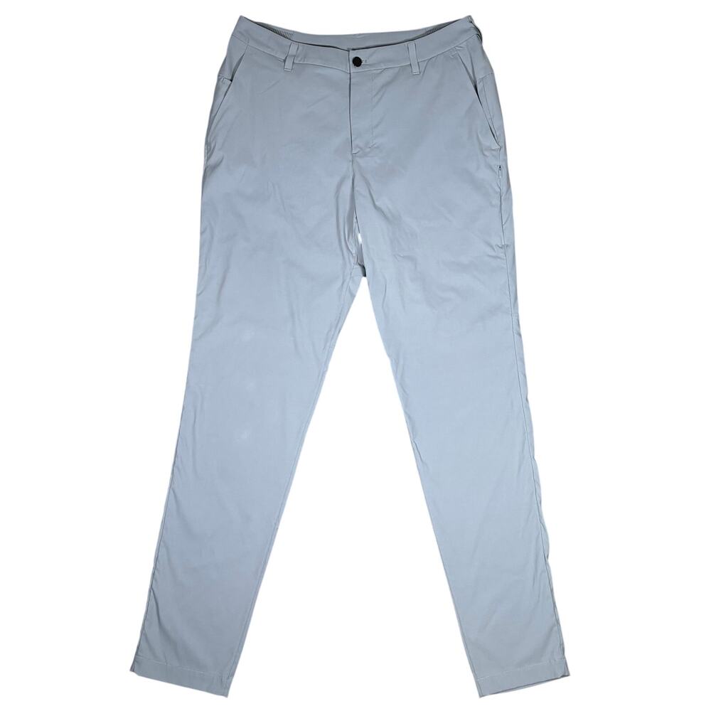 Lululemon Commission Golf Pants Men’s 34 Gray Slim Stretch Travel Performance